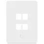 Ubiquiti Universal Keystone seinapaneel 4-port vertikaalne – puhas kohandatav viimistlus (UACC-WP-KEYSTONE-V-4P)