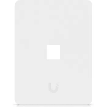 Ubiquiti Universal Keystone Wall Plate – Puhas kohandatav viimistlus, 1 port (valge)