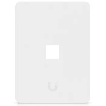 Ubiquiti Universal Keystone Wall Plate – Puhas kohandatav viimistlus, 1 port (valge)