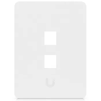 Ubiquiti universaalne keystone seinapaneel, puhas, kohandatav viimistlus, 2-port vertikaalne (UACC-WP-KEYSTONE-V-2P)