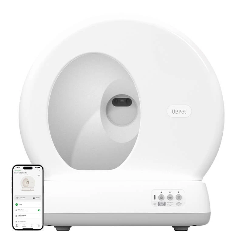 UBPet UCAT C10 Pro Intelligent Self-Cleaning Cat Litter Box with Camera