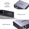 UGREEN 1-to-2 Gigabit Ethernet Splitter, 1000Mbps LAN-võrguadapter, RJ45 isane 2 emasele, passiivne, must