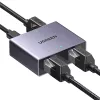UGREEN 1-to-2 Gigabit Ethernet Splitter, 1000Mbps LAN-võrguadapter, RJ45 isane 2 emasele, passiivne, must