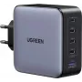 UGREEN 100W GaN tehnoloogiaga 5-in-1 kiire seinatäislaadija, 4x USB-C ja 1x USB-A, must (35536)
