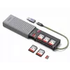 UGREEN 2-in-1 USB 3.0 SD/microSD-kaardilugeja hoiukarbiga, hall