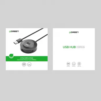UGREEN 4-in-1 USB 2.0 Hub (20777) - Must