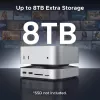 UGREEN 65487 USB-C 11-in-1 dokidokijaam Mac Mini M4/M4 Pro jaoks M.2 SSD korpusega, Space Grey