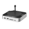 UGREEN 65487 USB-C 11-in-1 dokidokijaam Mac Mini M4/M4 Pro jaoks M.2 SSD korpusega, Space Grey