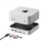 UGREEN 65487 USB-C 11-in-1 dokidokijaam Mac Mini M4/M4 Pro jaoks M.2 SSD korpusega, Space Grey