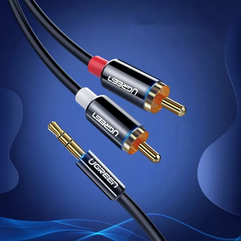 UGREEN AV116 3,5 mm RCA-kaabel, 2 m
