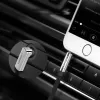 UGREEN AV119 täisnurkne 3,5 mm lame aux-kaabel 1,5 m - must/hõbe
