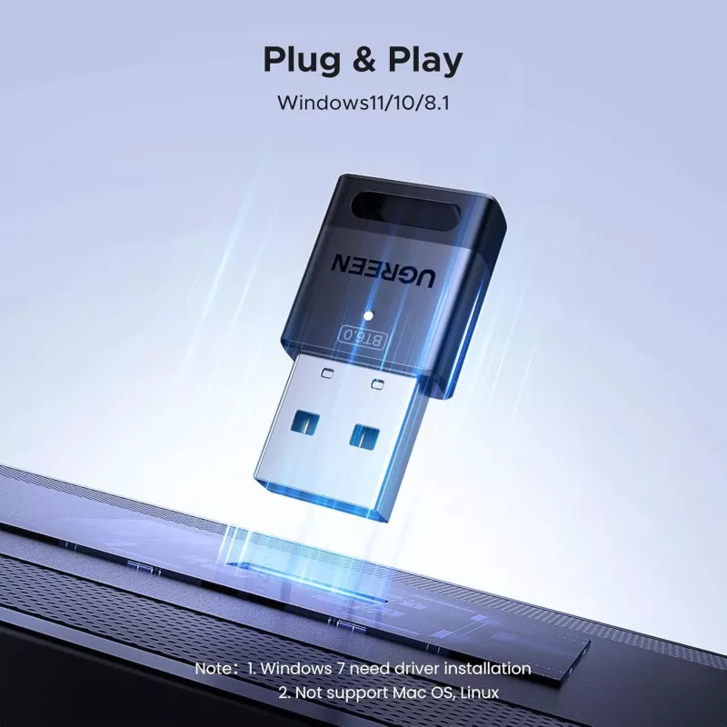 UGREEN Bluetooth 6.0 USB-adapter - must