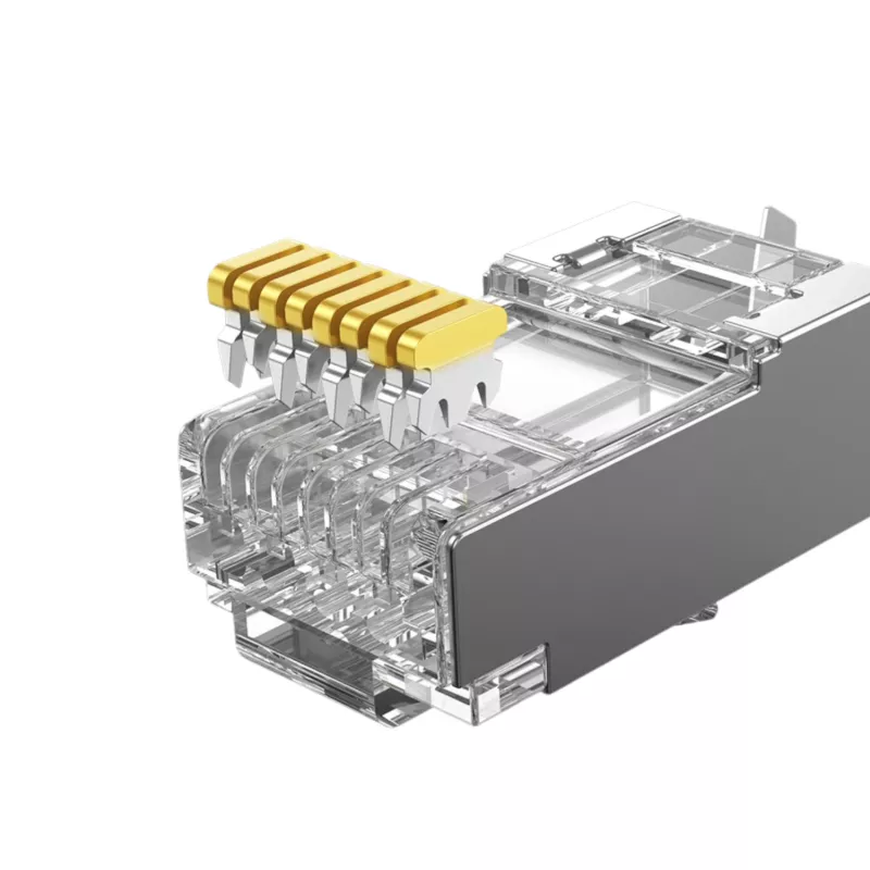 UGREEN Cat 7 varjestatud RJ45 modulaarne pistik, 10 tk