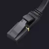 UGREEN Cat 7 STP Ethernet Patch Cable 10m Black Flat RJ45 LAN 10 Gbps