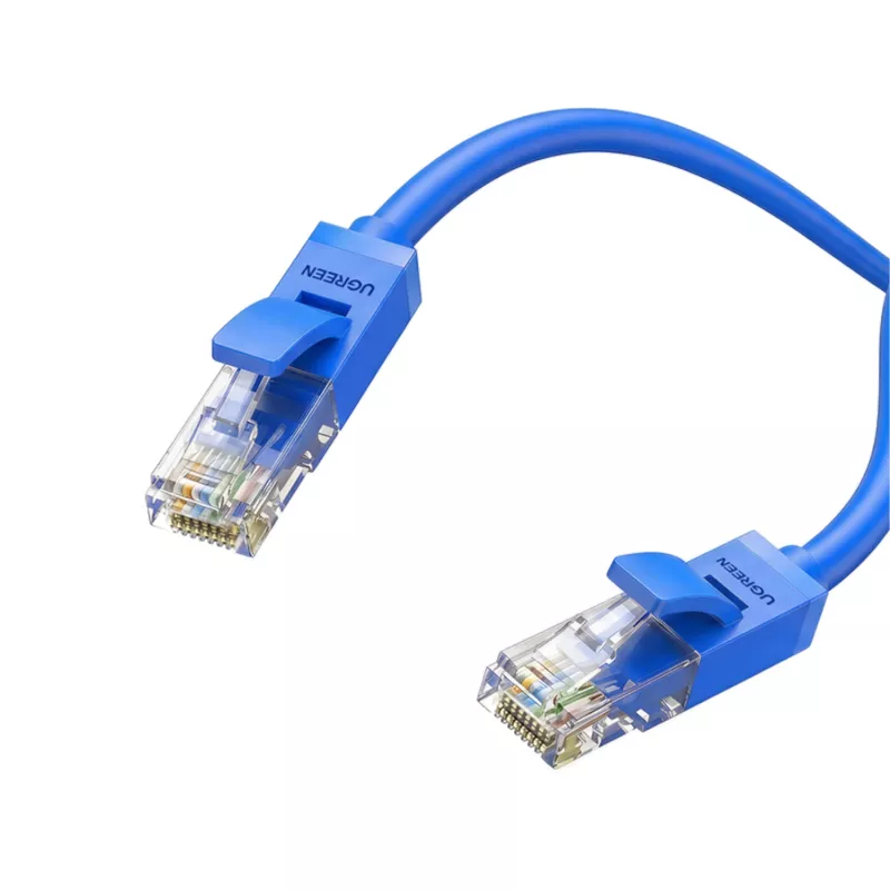 UGREEN Cat6 UTP lame Ethernet-kaabel 1m sinine - 10Gbps 250MHz RJ45 võrguühenduskaabel