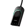 UGREEN CM129 USB-A 3,5 mm väline stereoheliadapter - must
