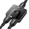 UGREEN CM217-50966 2-in-1 kahesuunaline 4K HDMI lüliti - must