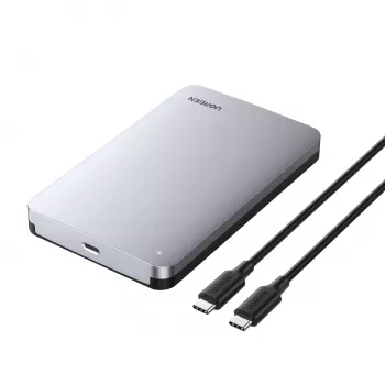 UGREEN CM300 2,5-tolline USB Type-C kõvaketta korpus - hõbedane