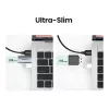 UGREEN CM383-80864 USB-A kuni 3,5 mm helipistikuga väline heliadapter - hõbedane