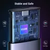 UGREEN CM400-90264 M.2 NVMe/SATA SSD korpus 10Gbps USB-C 3.2 Gen 2 ilma tööriistadeta alumiinium hõbe