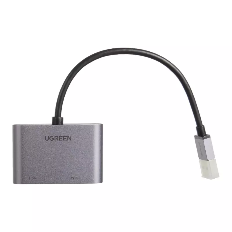UGREEN CM449 USB-A HDMI + VGA 1080P kuvaadapter