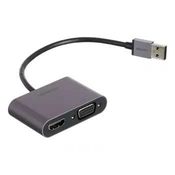 UGREEN CM449 USB-A HDMI + VGA 1080P kuvaadapter