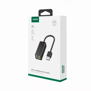 UGREEN CR110 USB 2.0 RJ45 Etherneti adapter - must