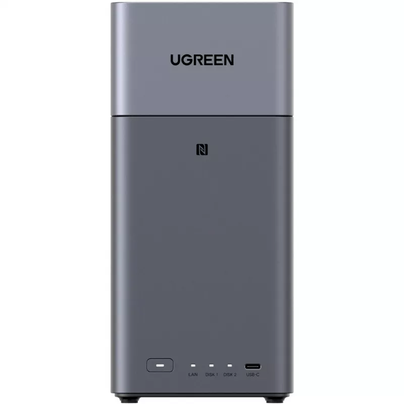 UGREEN DH2300 + 2x 6 TB Seagate IronWolf HDD komplekt (must)