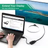 UGREEN DisplayPort isane VGA emane muundur, aktiivne adapter, Full HD 1080p, kullatud, must