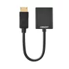 UGREEN DisplayPort isane VGA emane muundur, aktiivne adapter, Full HD 1080p, kullatud, must