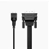 UGREEN DVI-D 24+1 to VGA aktiivne video adapter (isane kuni emane) – must