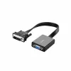 UGREEN DVI-D 24+1 to VGA aktiivne video adapter (isane kuni emane) – must