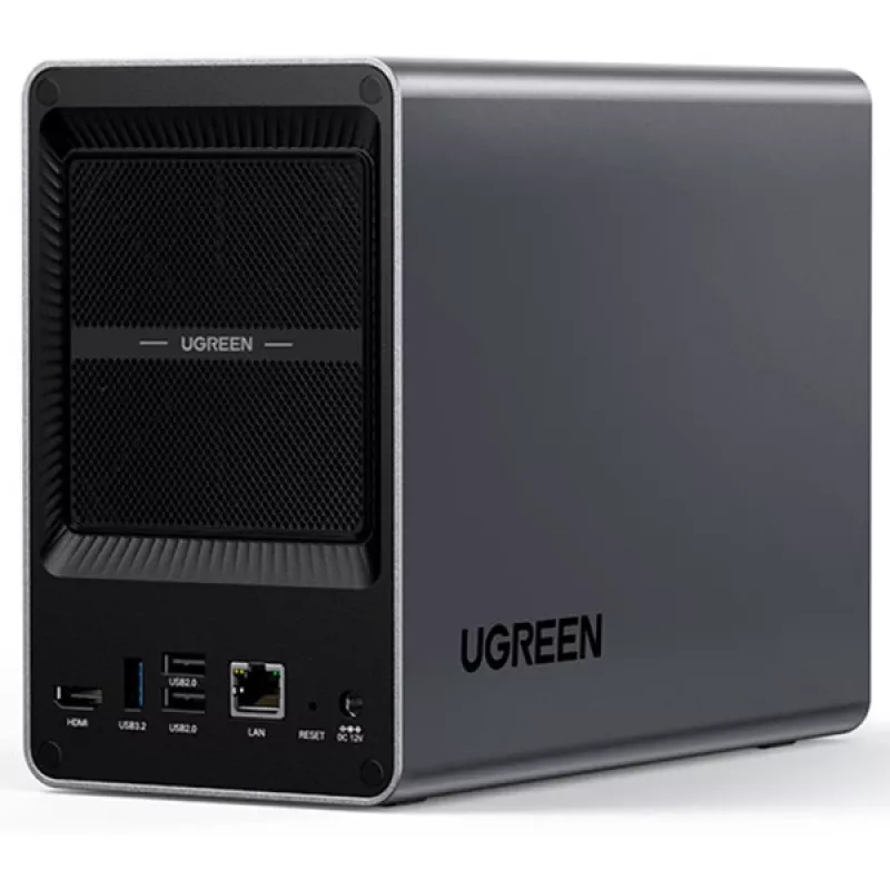 UGREEN DXP2800+ 2x Seagate IronWolf HDD komplekt - 2-kohaline NAS Intel Celeron N5105, 8GB DDR4, 2x 2.5GbE, 2x 4TB HDD-ga