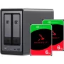 UGREEN DXP2800+ 2x Seagate IronWolf HDD komplekt - 2-kohaline NAS Intel Celeron N5105, 8GB DDR4, 2x 2.5GbE, 2x 4TB HDD-ga