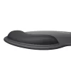 UGREEN ergonoomiline hiirematt LP668 - geelist randmetugi, sile kangapind, libisemiskindel kummist alus, must