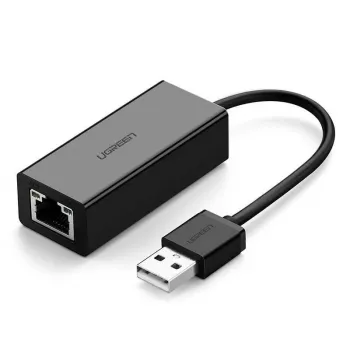 Ugreen väline võrgukaart RJ45 - USB 2.0 100 Mbps Ethernet must (CR110 20254)