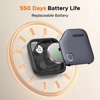 UGREEN FineTrack Bluetooth-jälgija CM829 Samsung SmartThingsile, must