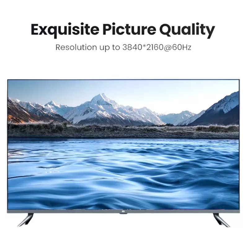 UGREEN HD101 HDMI 2.0 kaabel 4K 60Hz 1m must-kollane