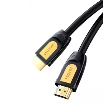 UGREEN HD101 HDMI 2.0 kaabel 4K 60Hz 2m must-kollane