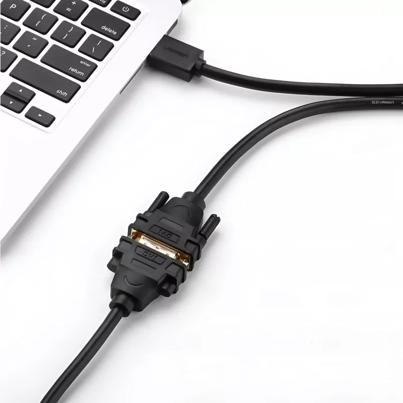 UGREEN HD106 HDMI to DVI-kaabel, 2m, must, 1080p, kullatud pistikutega, kolmekordne varjestus