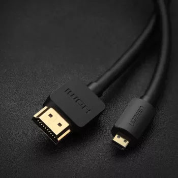 UGREEN HD127 Micro HDMI-HDMI-kaabel 4K 3D 1,5 m must