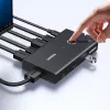 UGREEN HDMI 2.0 KVM Switch 2-In-1 Out, 2 arvutit 1 monitor, 4K@60Hz, 3-port USB 2.0 hub, nupp- ja kiirklahvilülitus, alumiiniumsulam, HDCP 2.2, HDR10