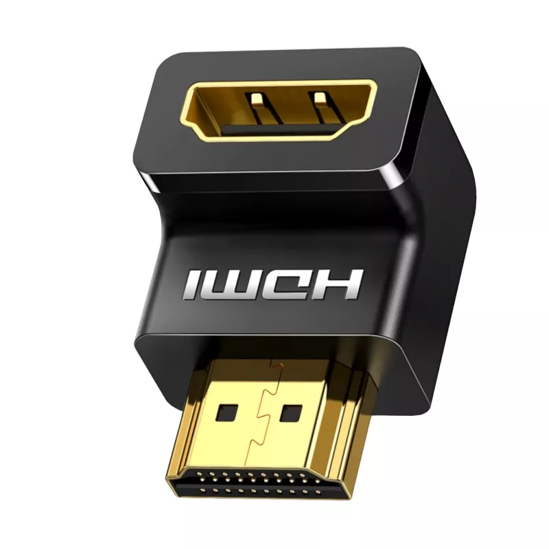 UGREEN HDMI nurgeline adapter 90 kraadi allapoole 4K 60Hz HD112 must