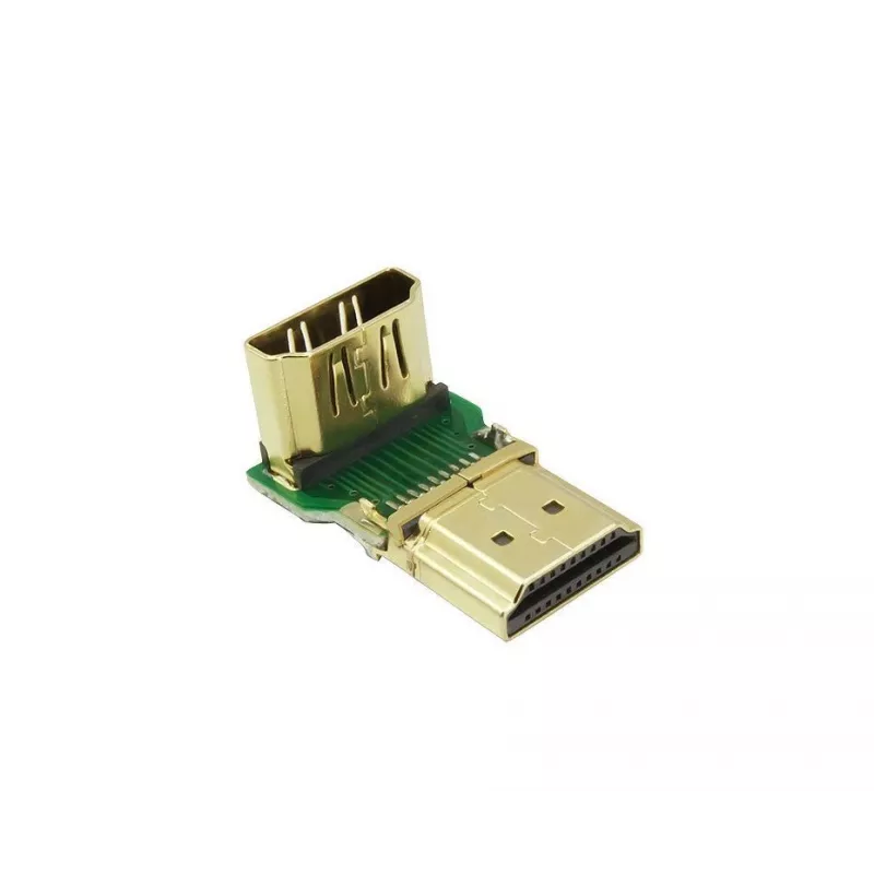 UGREEN HDMI nurgeline adapter 90 kraadi allapoole 4K 60Hz HD112 must