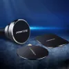 UGREEN LP123 60410 Magnetilise telefoni hoidiku metallplaadid - ümmargune ja ristkülikukujuline, must (2 tk)