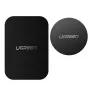 UGREEN LP123 60410 Magnetilise telefoni hoidiku metallplaadid - ümmargune ja ristkülikukujuline, must (2 tk)