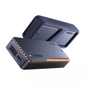UGREEN M.2 NVMe SSD korpus D703 USB4 40Gbps ilma tööriistadeta alumiiniumist kosmosehall