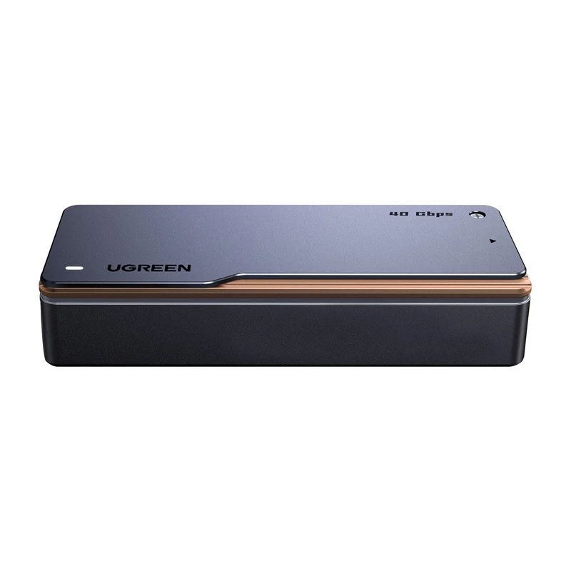 UGREEN M.2 NVMe SSD korpus D703 USB4 40Gbps ilma tööriistadeta alumiiniumist kosmosehall