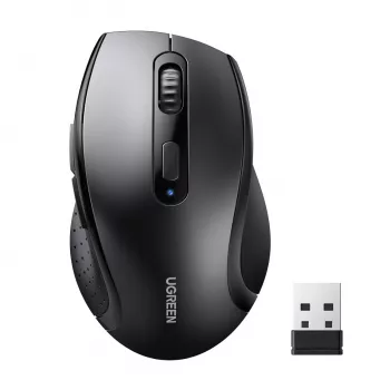UGREEN M511 Ergonoomiline 2.4GHz juhtmeeta hiir - must