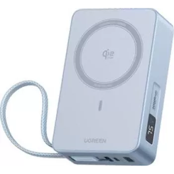 UGREEN Magnetiline akupank 45W 10000mAh Qi2 MagSafe ühilduv USB-C PD must 65959